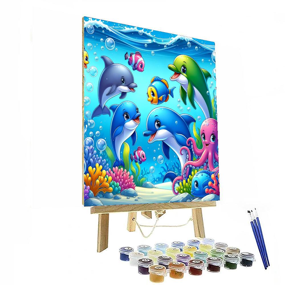 Exciting Ocean Adventures Paint By Numbers Art