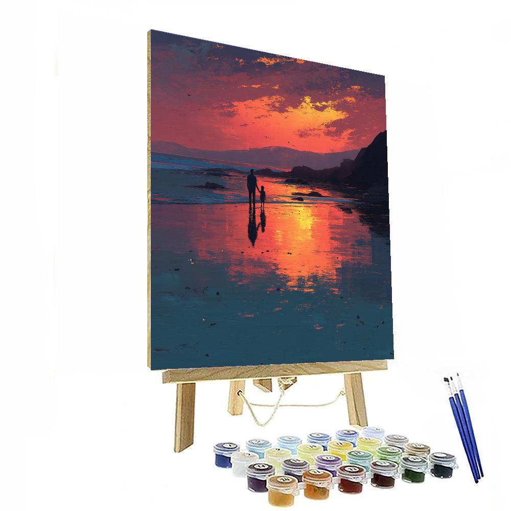 Sunset Moments Together DIY Paint By Numbers