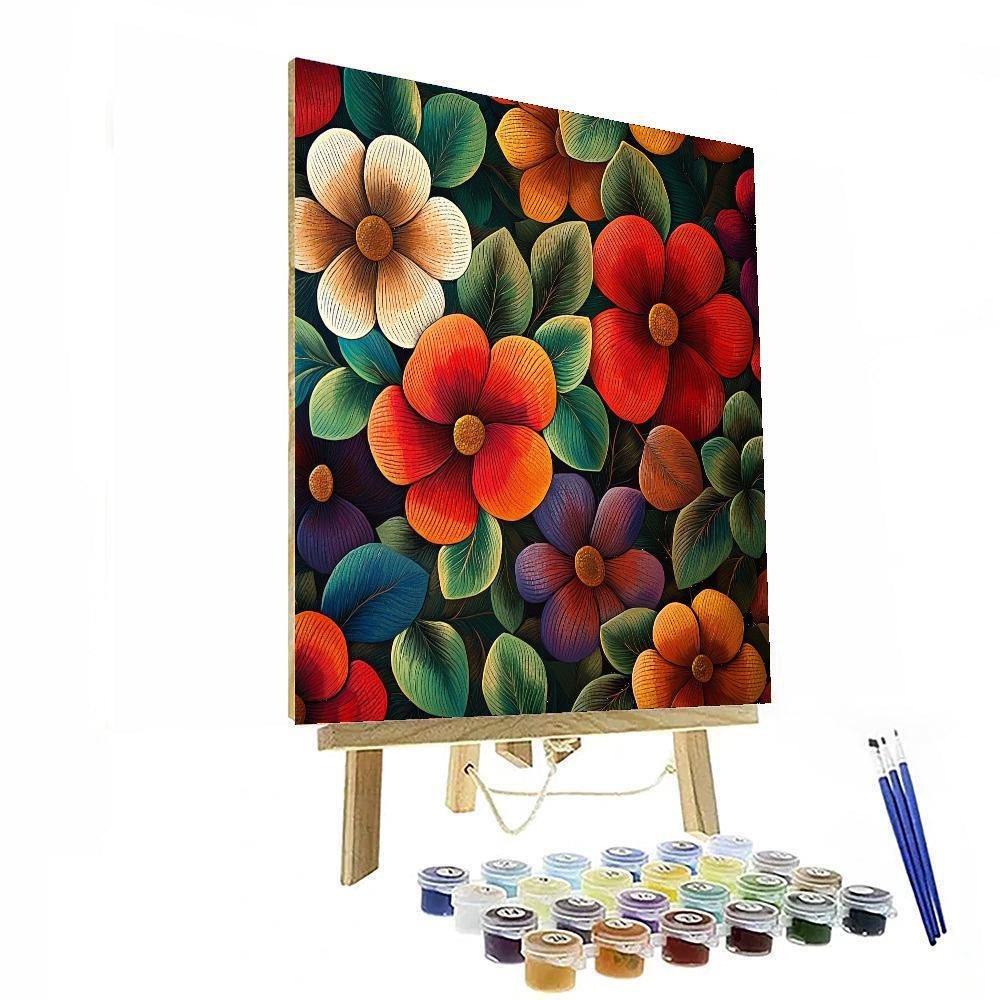 Frida Kahlo Inspired Echoes Of Heritage  Paint By Numbers Art