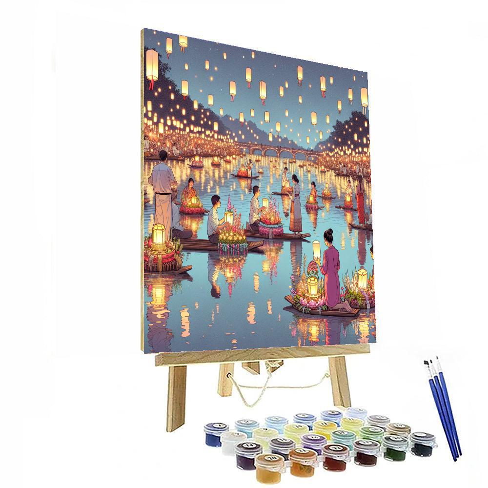 Loy Krathong Paint By Numbers Kits