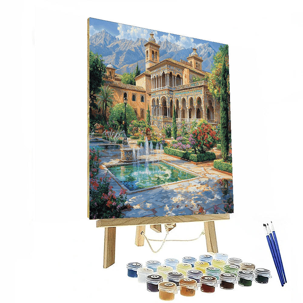 Alhambra Palace - Granada Numbered Painting Kits
