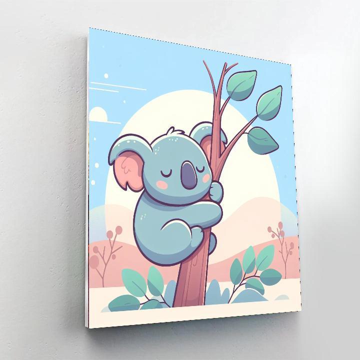 Cuddly Koala Dreamland Painting Number Kit