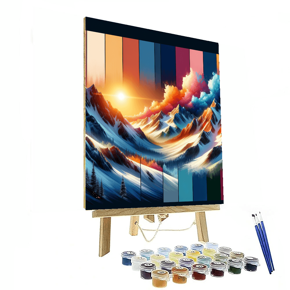 Majestic Mountain Views Paint By Numbers Kits