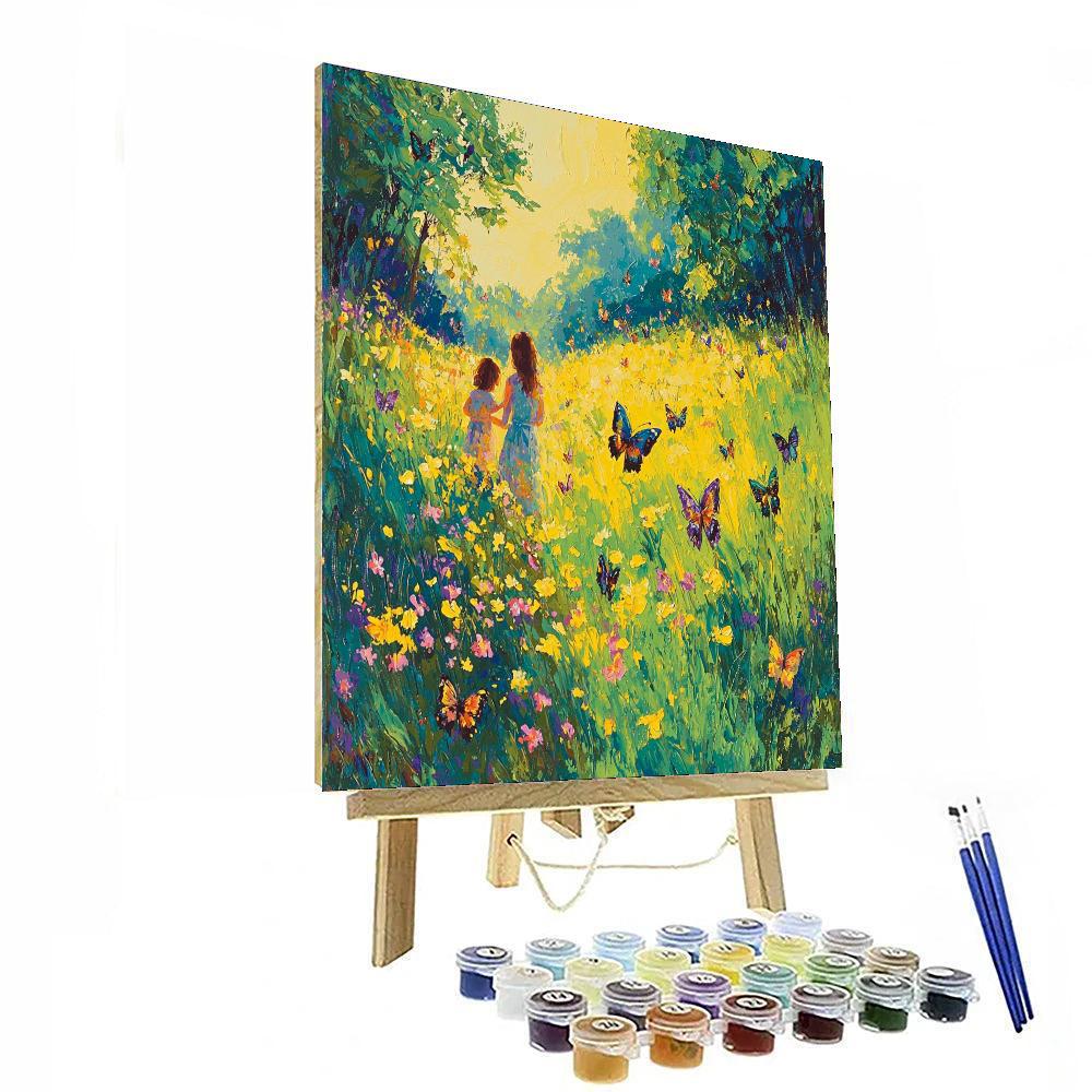 Bonds Among Butterflies Painting Number Kit