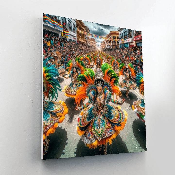 Oruro Carnival - Bolivia Paint By Color
