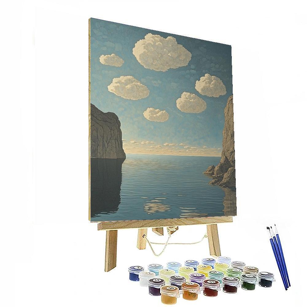 Rene Magritte Inspired Magritte's Surrealistic Seascapes  Paint By Number