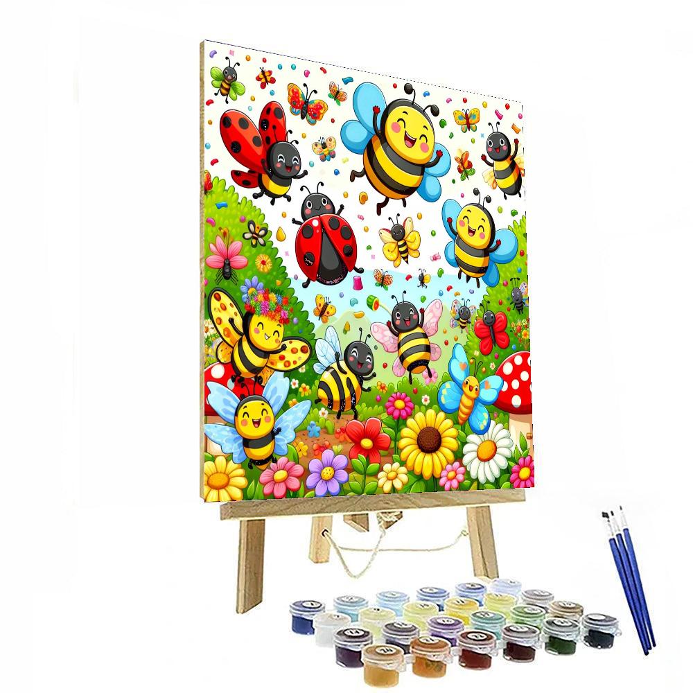 Garden Creatures Gala DIY Paint By Numbers