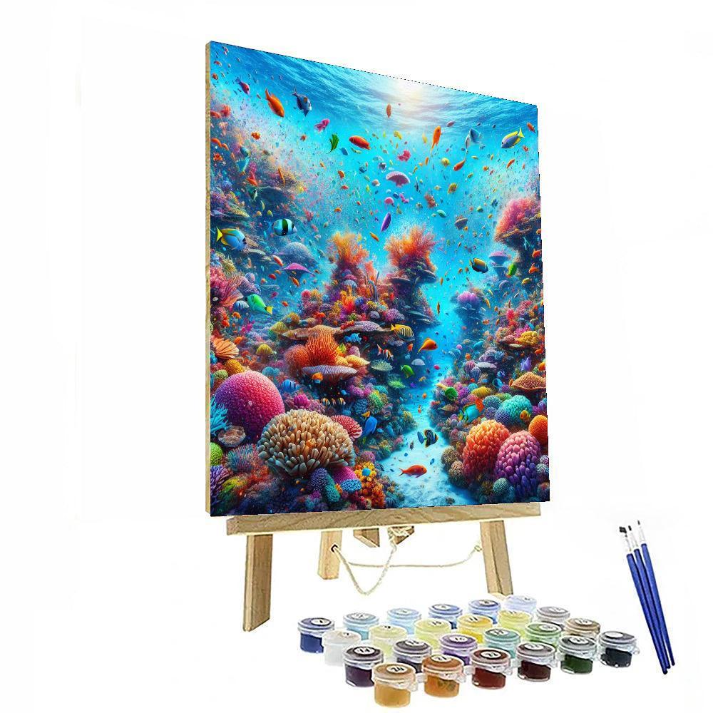 Lively Underwater World - DIY Painting By Numbers Kit – Artistry Rack