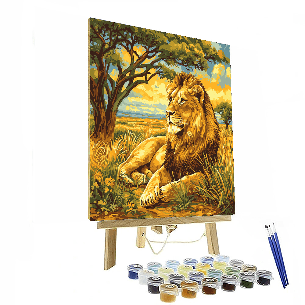 Audubon Inspired Wildlife Encounter - DIY Painting By Numbers Kit