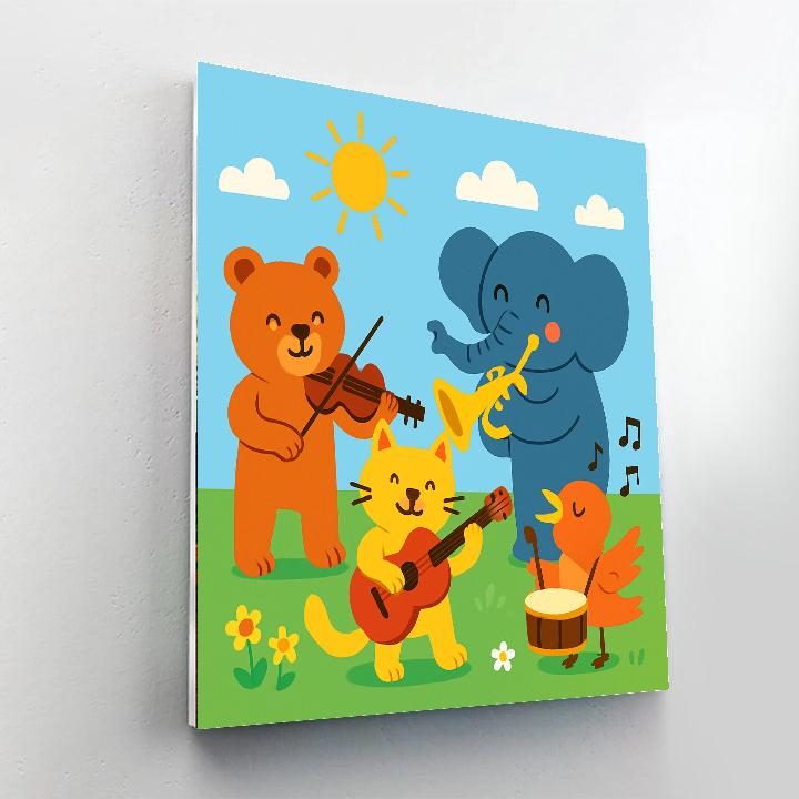 Animal Kingdom Concert Paint By Number