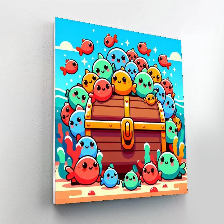 Underwater Treasures DIY Paint By Numbers