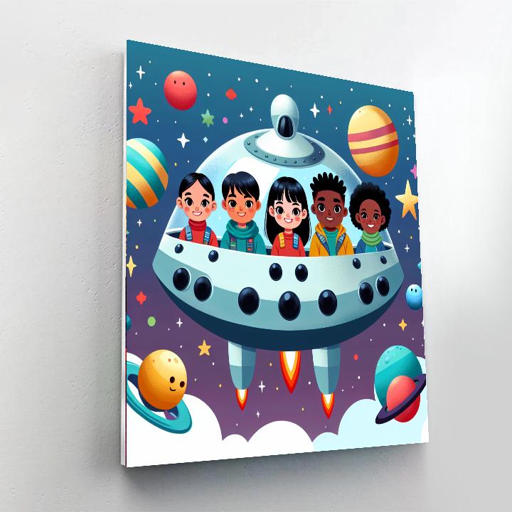 Intergalactic Explorer Voyage Paint By Numbers Kits