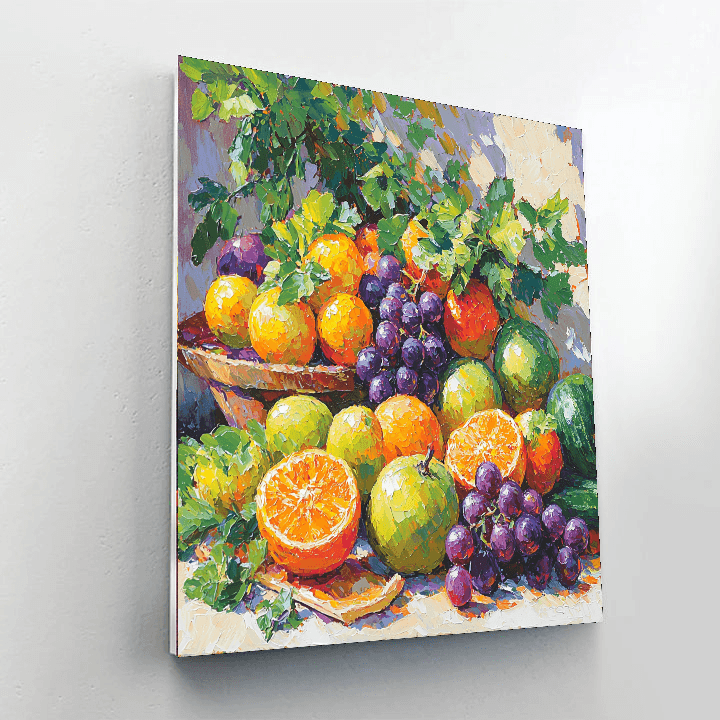 Paul Cézanne Inspired A Pastel Feast Of Fruits And Vegetables  Paint By Numbers