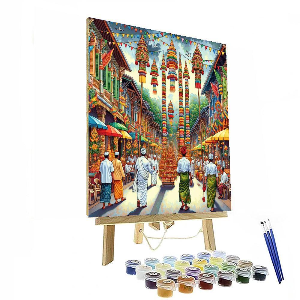 Galungan - Bali Number Painting