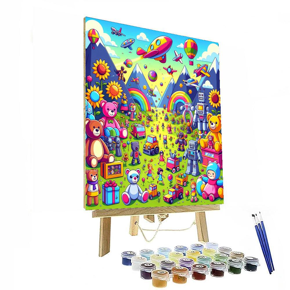 The Great Toy Adventure Painting Number Kit