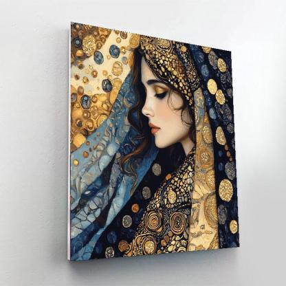 Gustav Klimt Inspired Elegant Enigma  Paint By Numbers