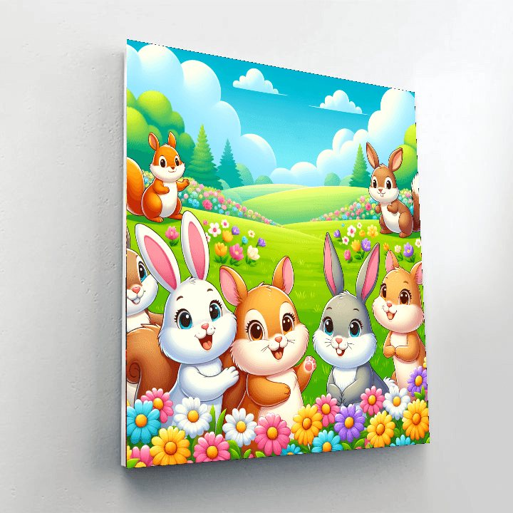 Frolic In The Field Paint By Color