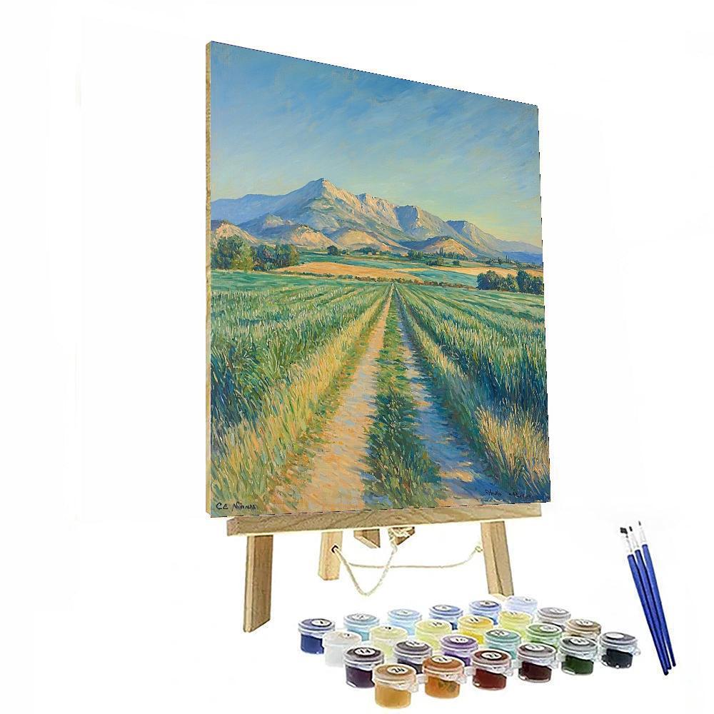 Paul Cézanne Inspired Meditative Meadows  Paint By Numbers Kits