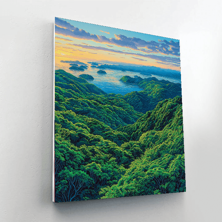 Tamatorizaki Observation Point - Ishigaki Numbered Painting Kits