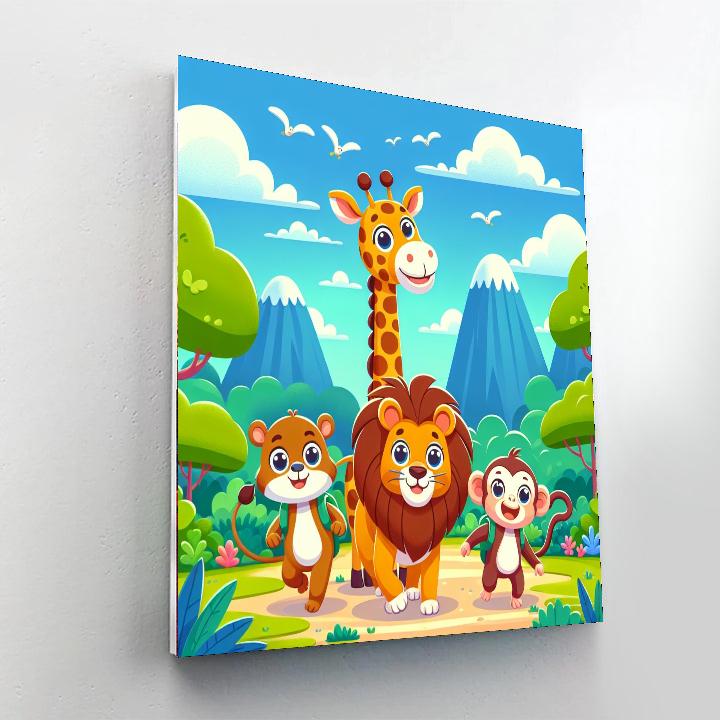 Curious Animal Expedition Numbered Painting Kits