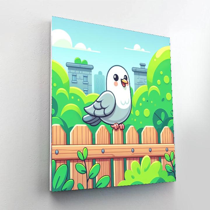 Jolly Pigeon Paint By Color