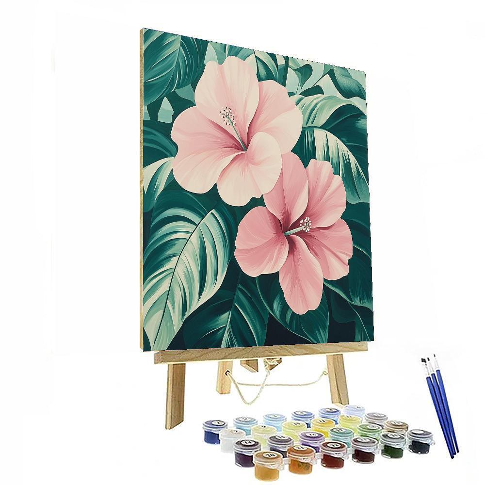 Georgia O'Keeffe Inspired Elysian Gardens  Paint By Numbers