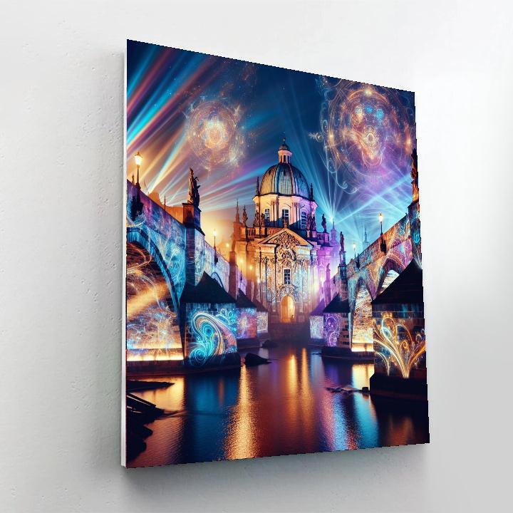 Lights On Festival - Prague DIY Paint By Numbers