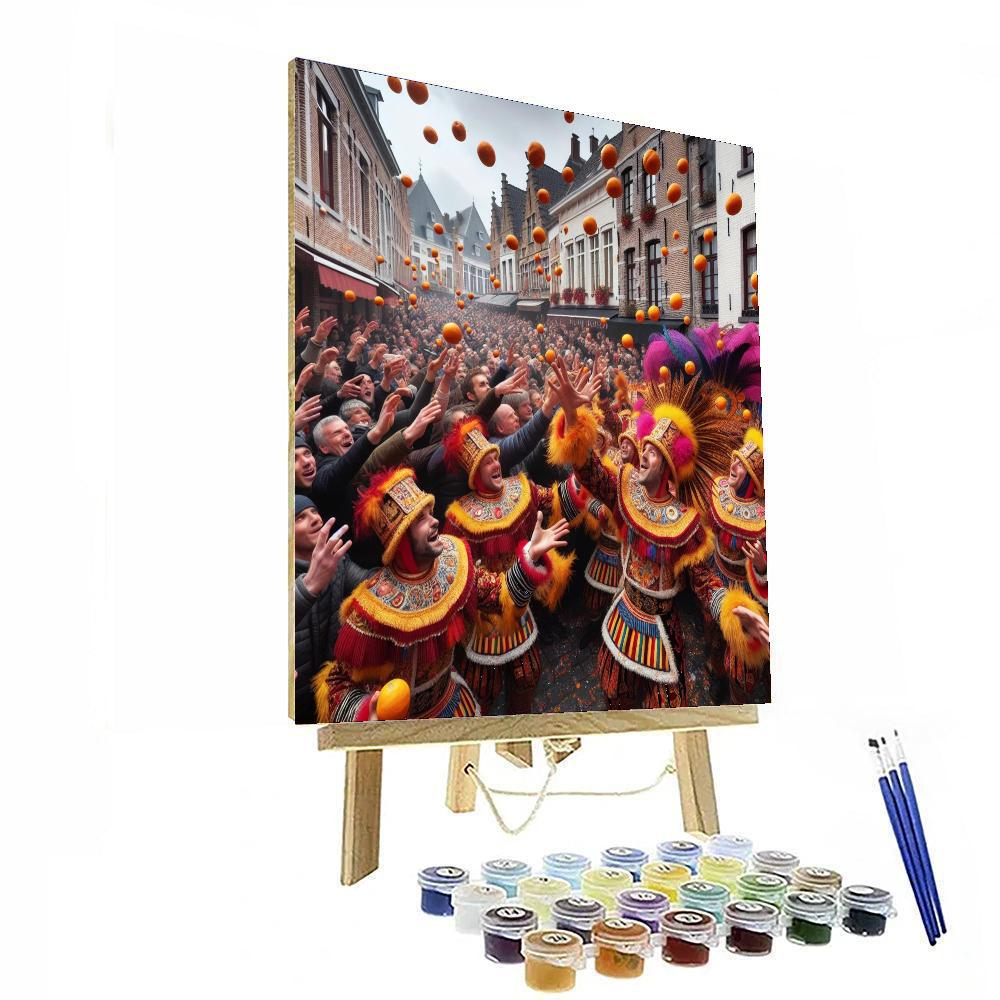 Carnevale Di Binche - Belgium DIY Paint By Numbers