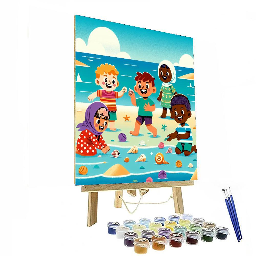 Beachcomber's Paradise Number Painting