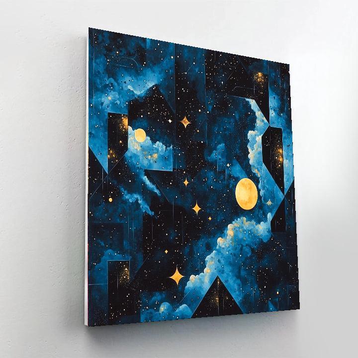 Kazimir Malevich Inspired Cosmic Dance Of Forms  Paint By Numbers Kits