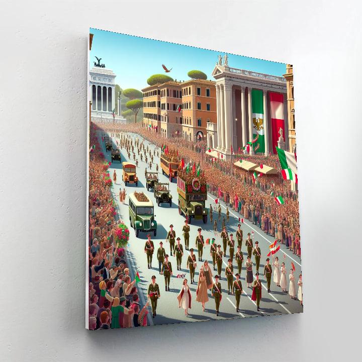 Festa Della Repubblica - Rome Paint By Numbers Kits