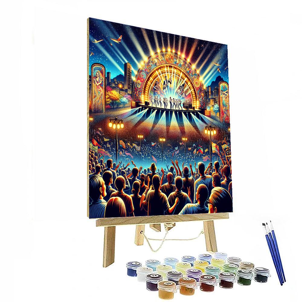 Rock In Rio - Rio De Janeiro Painting Number Kit