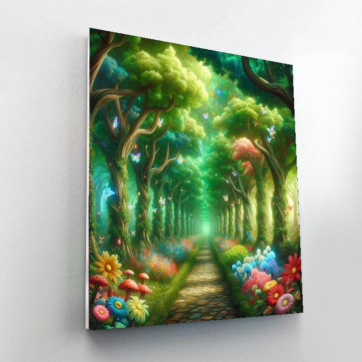 Fairy Tale Adventure Pathway Paint By Numbers Art