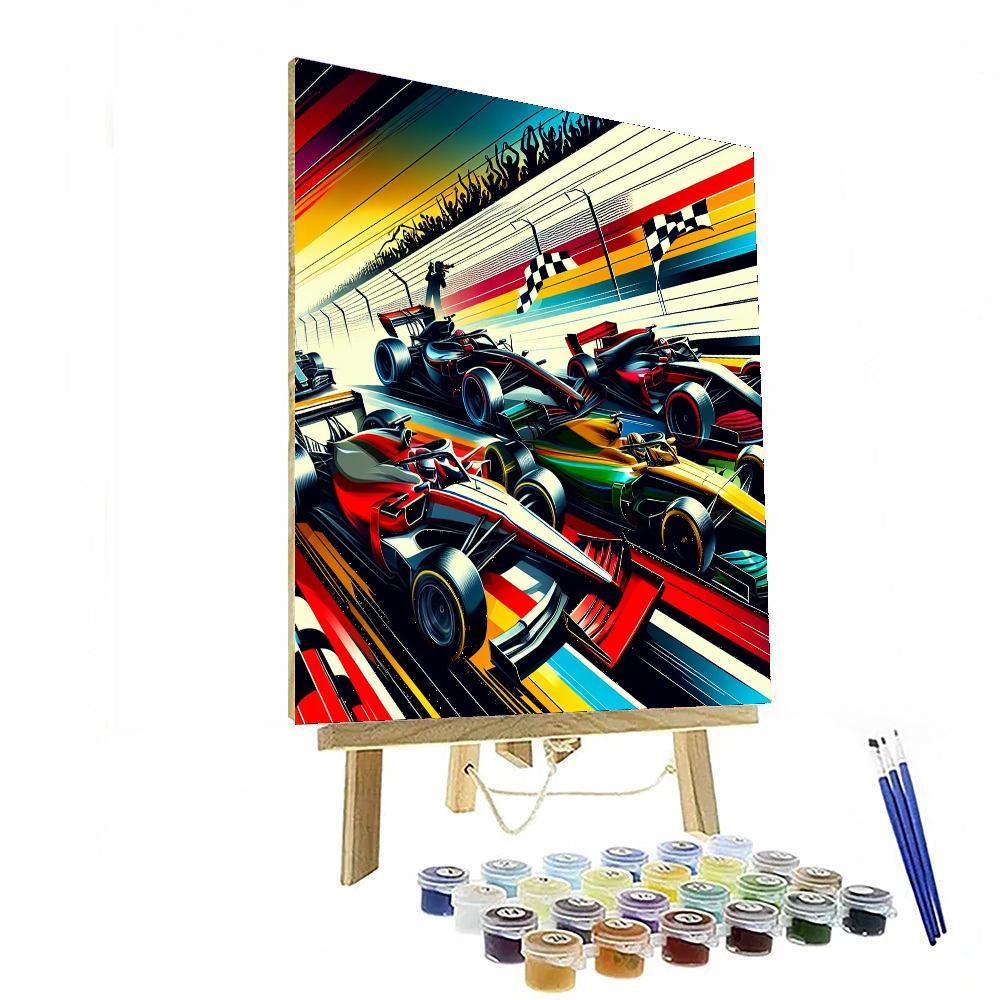 Race To Adventure DIY Paint By Numbers