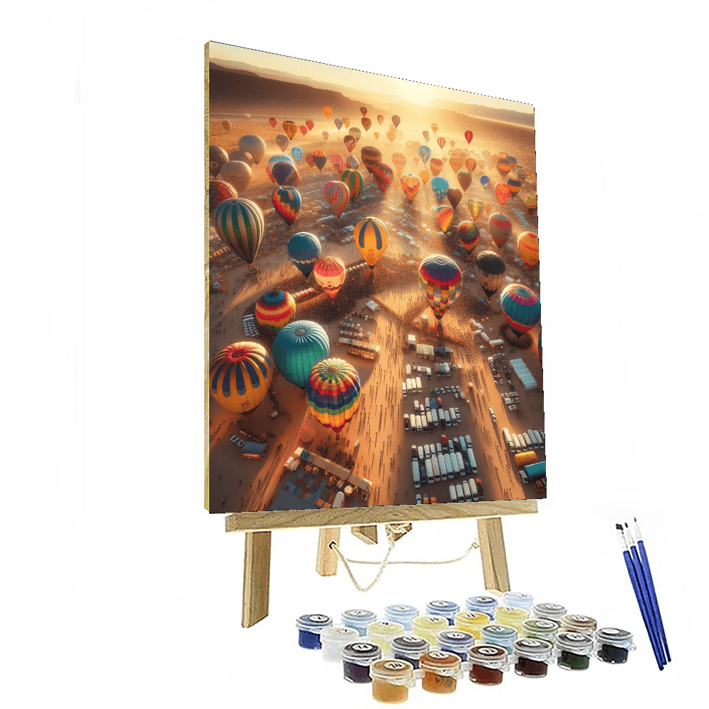 The Albuquerque International Balloon Fiesta - Usa Paint By Numbers