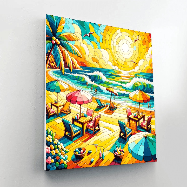 Breezy Summer Vibes Paint By Color