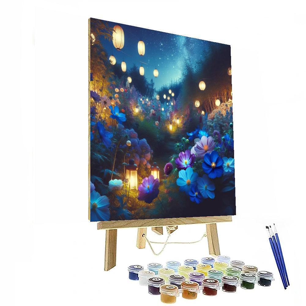 Starlit Garden Night Numbered Painting Kits