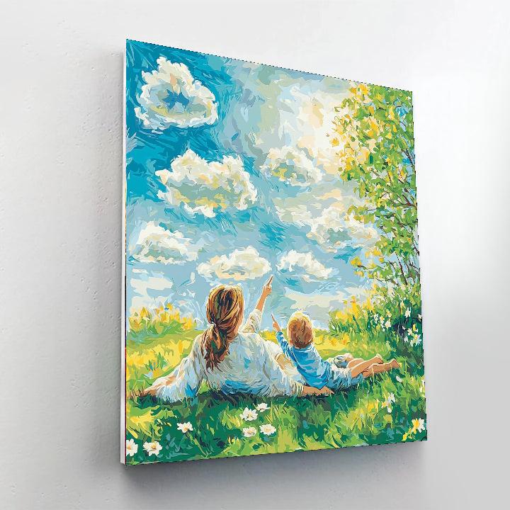 An Adventure In The Clouds DIY Paint By Numbers