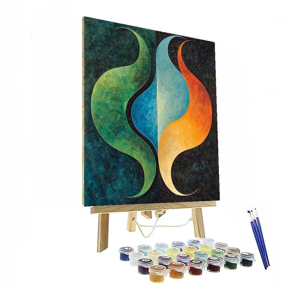 Max Ernst Inspired The Harmony Of Elements  Paint By Numbers Kits