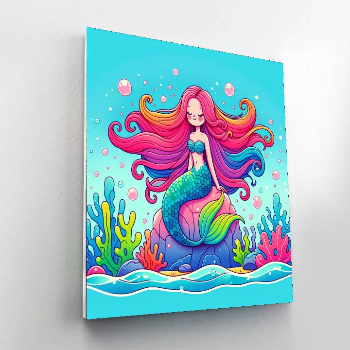 Mermaid's Ocean Secret Paint By Numbers Art