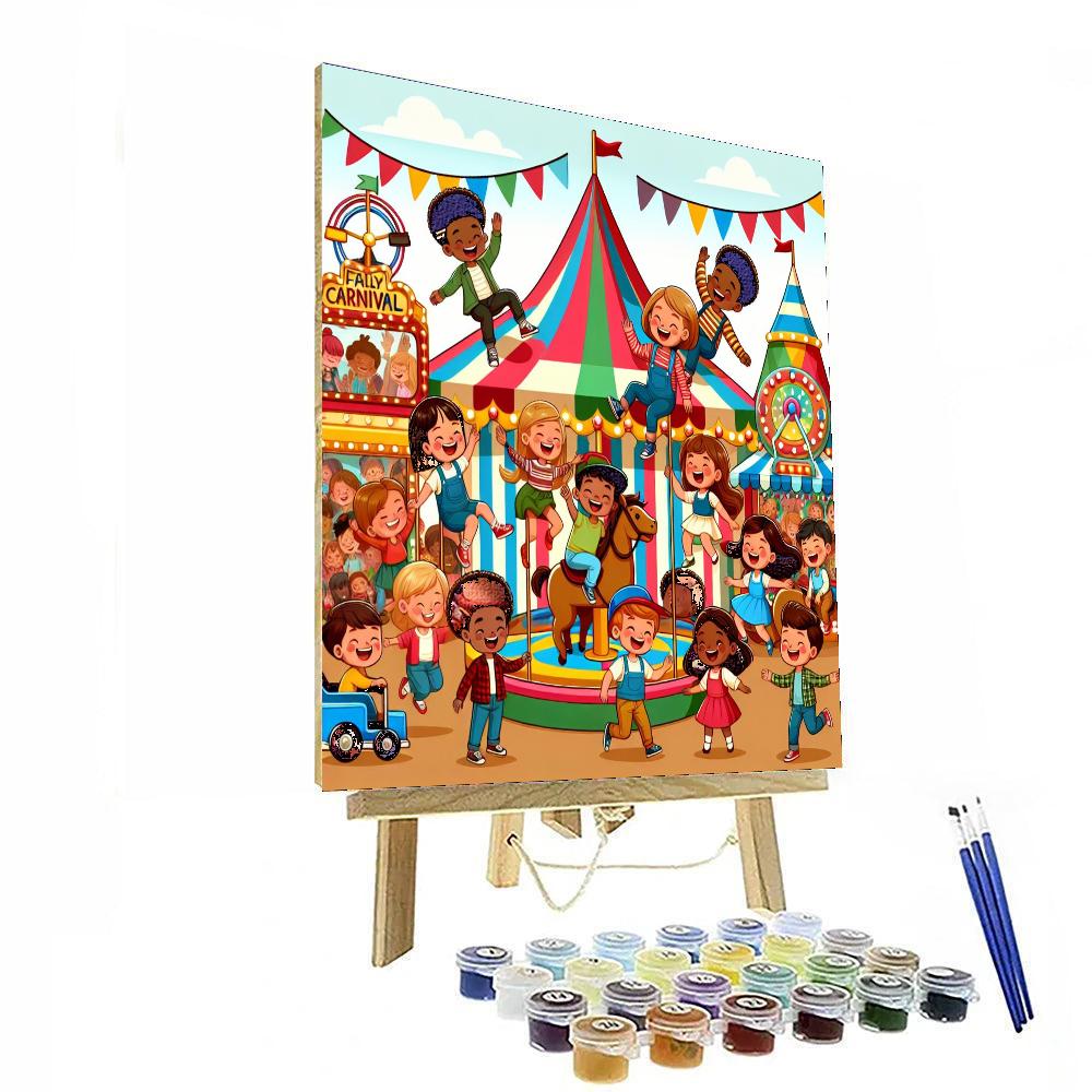 Carnival Adventure Extravaganza Number Painting