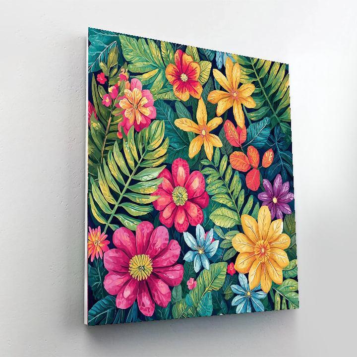 Frida Kahlo Inspired Garden Of Memories  Painting Number Kit