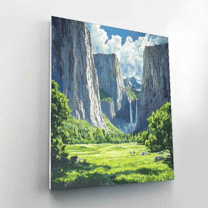 Yosemite Valley - California Numbered Painting Kits
