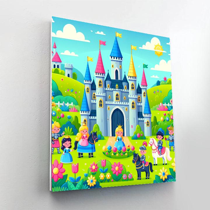 Enchanting Castle Tales Number Painting