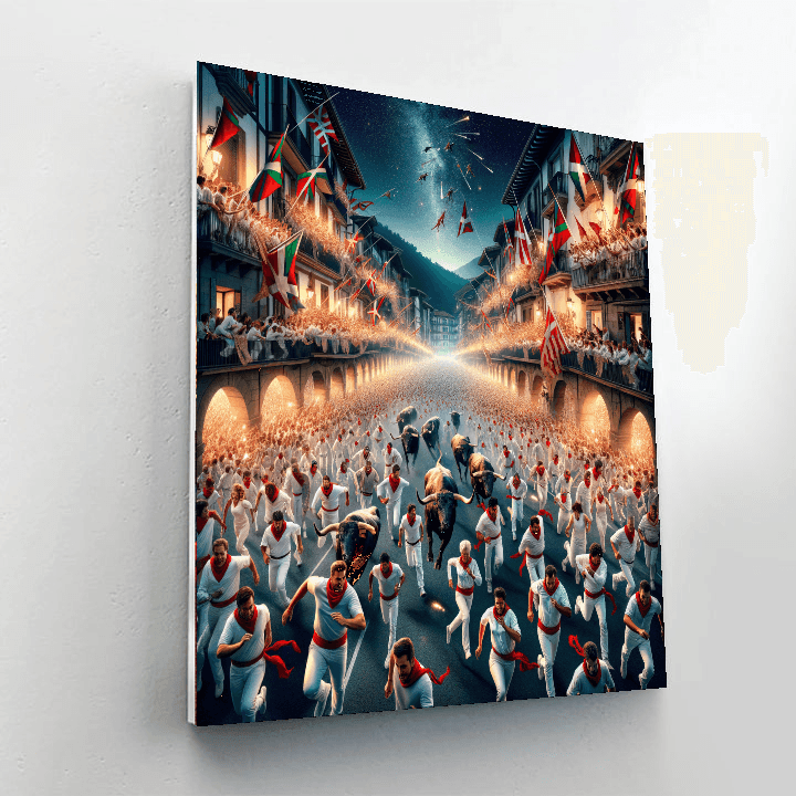 Fêtes De Bayonne - France Paint By Color