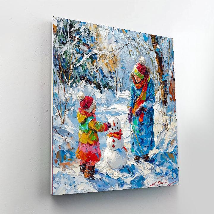 Winter's Warmth Number Painting