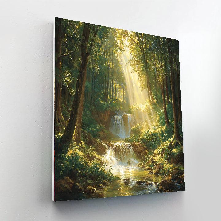 Thomas Kinkade Inspired The Hidden Glen  Paint By Numbers Kits