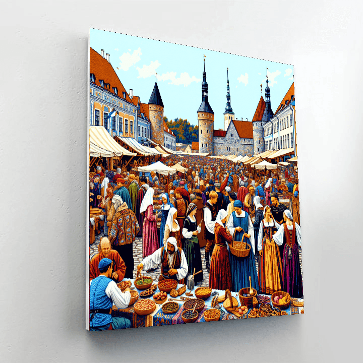 Tallinn Old Town Days - Estonia Numbered Painting Kits