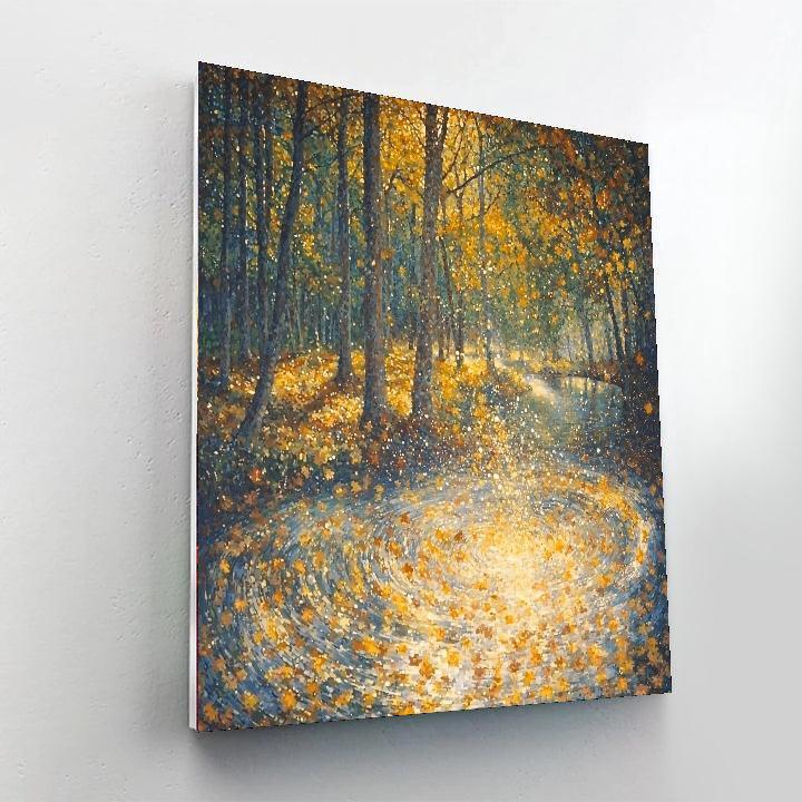 Georges Seurat Inspired Whispers Of Autumn Symphony  Paint By Color