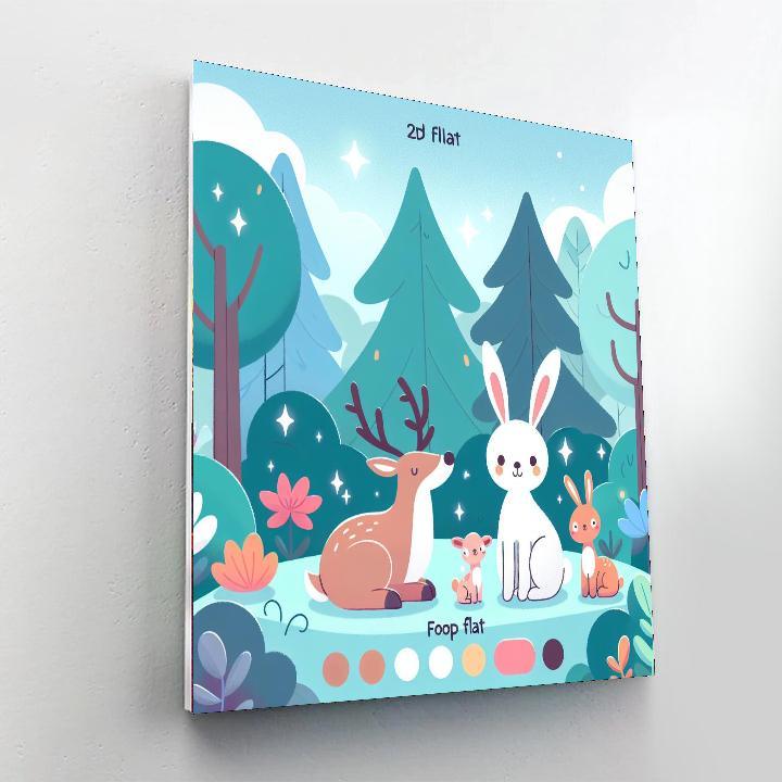 Magic Woodland Journey Numbered Painting Kits
